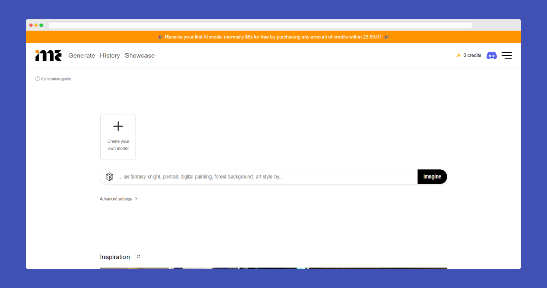 Imagine me AI Review Demo Screen- How it works