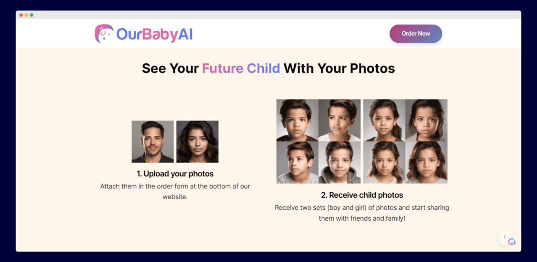 Ourbaby AI - Get to know how your baby will look like with your photos