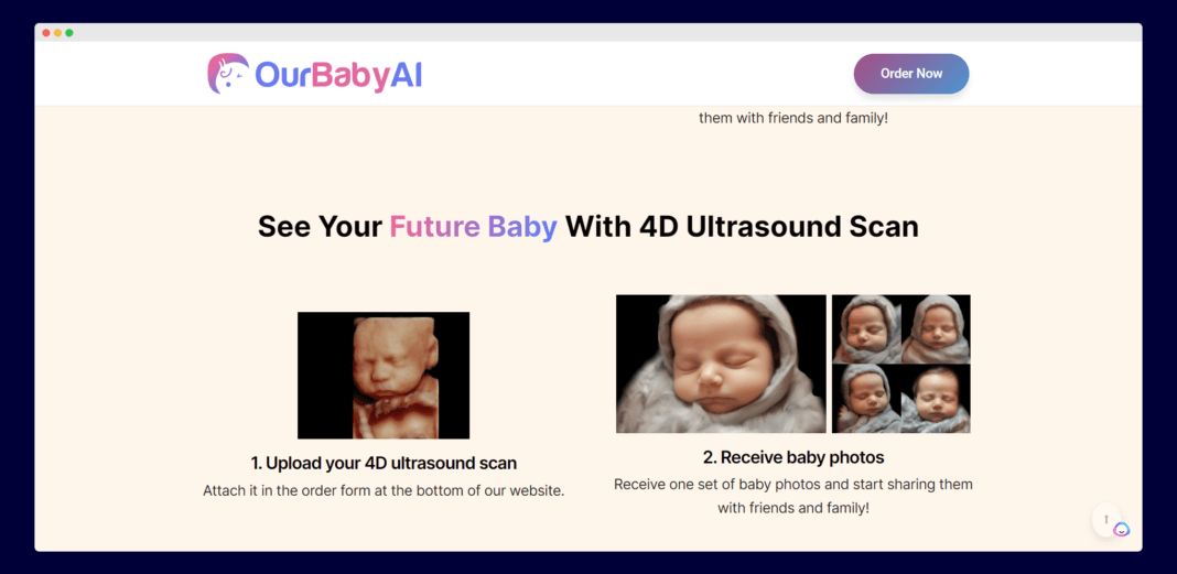 Ourbaby AI - Get to know how your baby will look like from 4D Ultrasound Scan