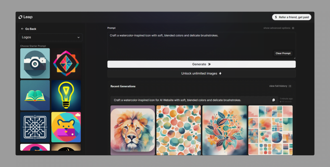 Logo Generator by Leap AI