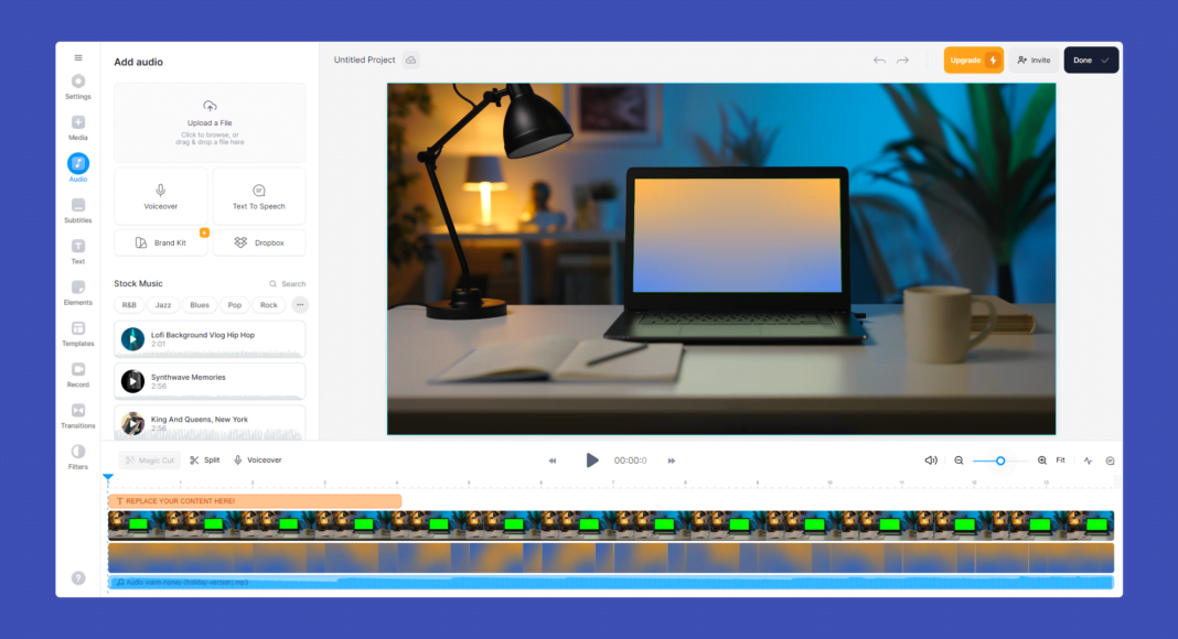 here is how to use veed io to edit videos online