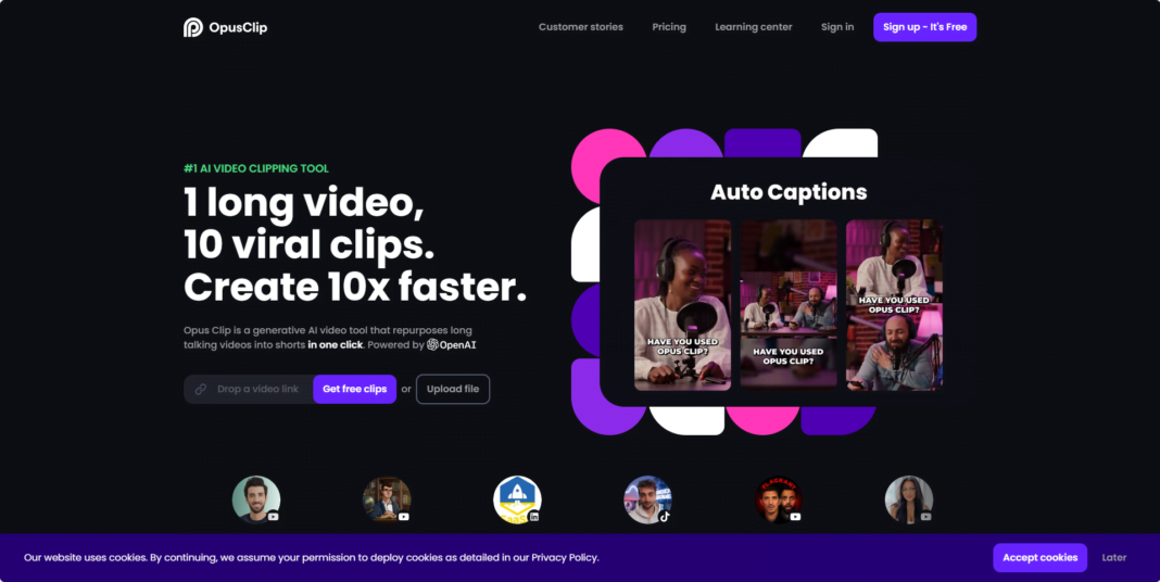 Opus-clip-Pro Opus Clip Review, Pricing, and Demo at AIToolsJournal.Net