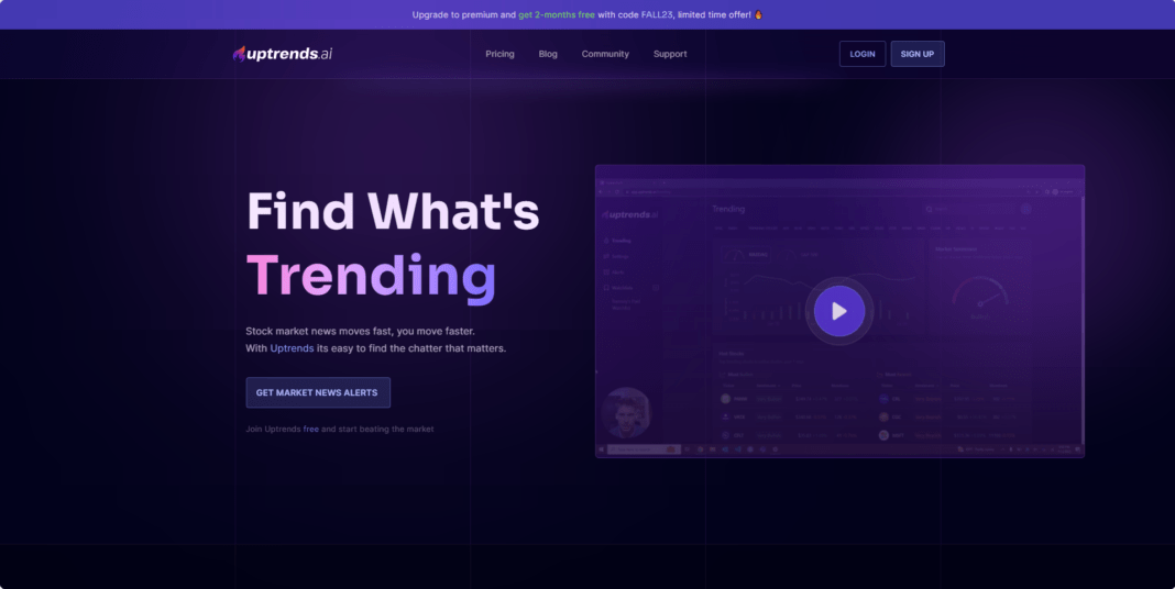 Discover Stock Market Trends with Uptrends AI