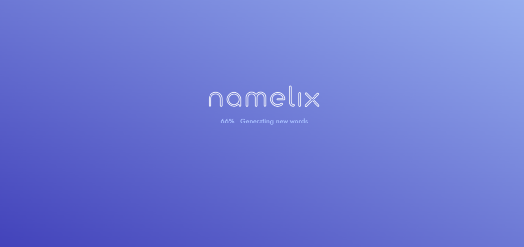 Namelix generating logo
