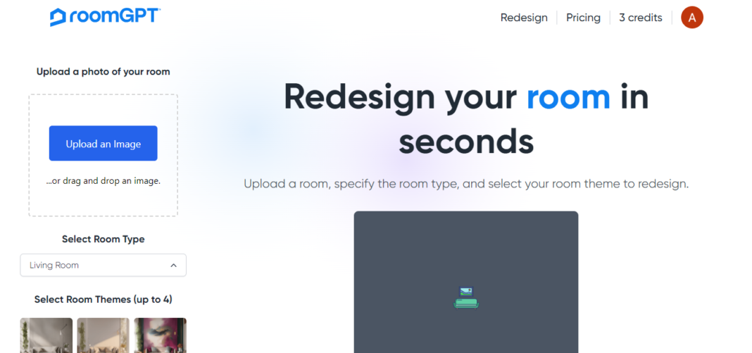 Redesign your room in seconds